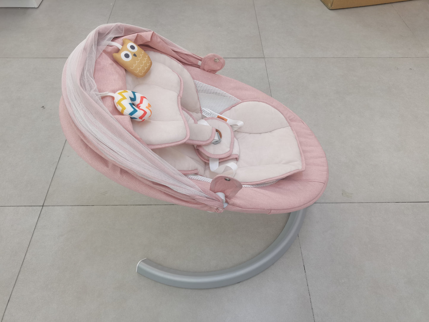 Pink  Electric Baby Swing for Infants to Toddler/Newborns/Baby Boy/Girl, Up to 20 lbs